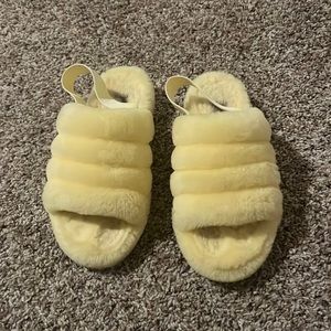 yellow ugg slippers